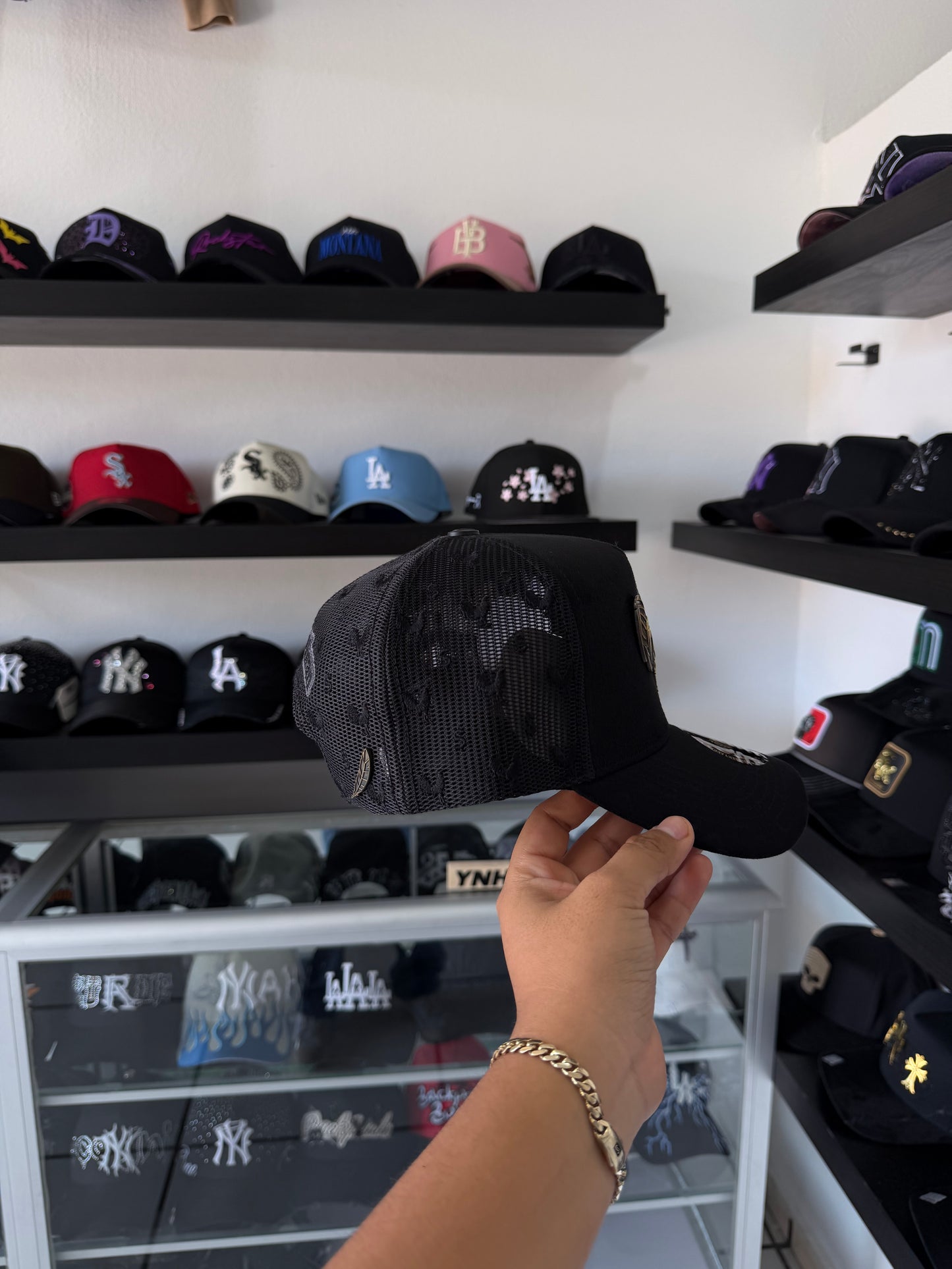 FLORENCE CAPS "TRY AND OPEN BLACK"