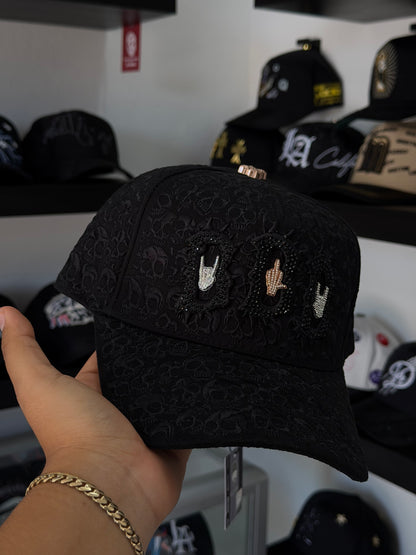BARBAS HATS "BBB HAND SKULL"