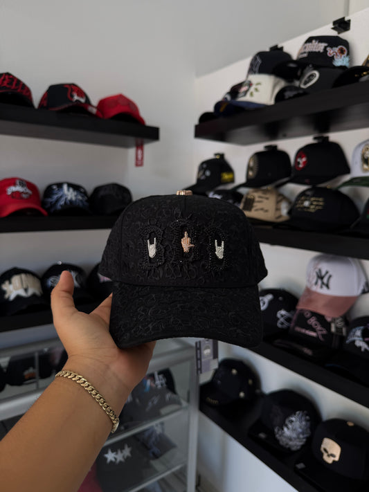 BARBAS HATS "BBB HAND SKULL"